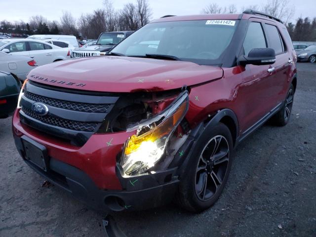 FORD EXPLORER S 2014 with VIN 1FM5K8GT2EGA84069 - Photo from auction