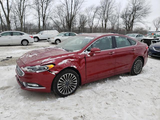 FORD FUSION SE 2017 with VIN 3FA6P0T91HR272543 - Photo from auction