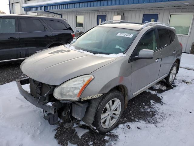 NISSAN ROGUE S 2013 with VIN JN8AS5MVXDW123734 - Photo from auction