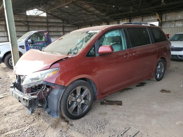 TOYOTA SIENNA SE 2017 with VIN 5TDXZ3DC6HS874792 - Photo from auction