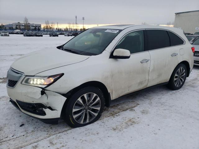 ACURA MDX TECHNO 2016 with VIN 5FRYD4H46GB508327 - Photo from auction