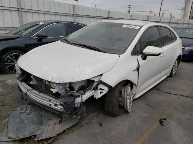 TOYOTA COROLLA LE 2020 with VIN JTDEBRBE3LJ016902 - Photo from auction
