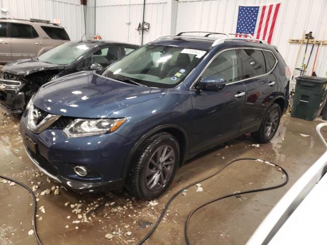 NISSAN ROGUE S 2016 with VIN 5N1AT2MV2GC803619 - Photo from auction