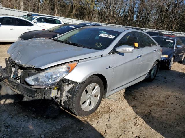HYUNDAI SONATA HYB 2013 with VIN KMHEC4A48DA084148 - Photo from auction