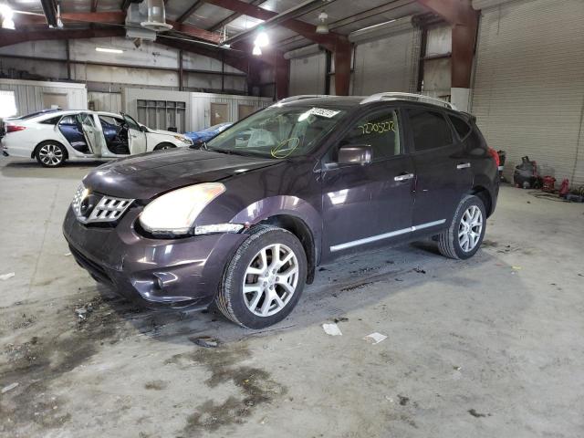 NISSAN ROGUE S 2013 with VIN JN8AS5MV3DW615196 - Photo from auction