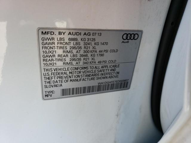 Photo 14 from auction – 2014 AUDI Q7 PRESTIG with VIN WA1DGAFE7ED003607