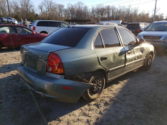 Photo 3 from auction – 2003 HYUNDAI ACCENT GL with VIN KMHCG45C73U468237