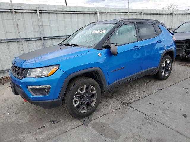 JEEP COMPASS TR 2018 with VIN 3C4NJDDB3JT210294 - Photo from auction