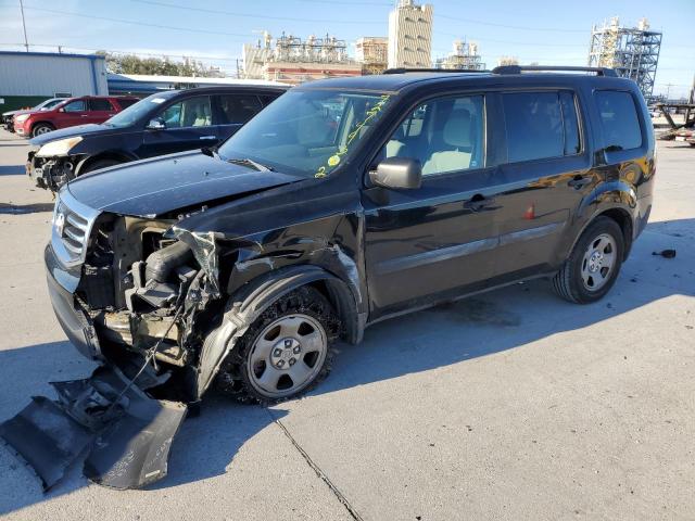 HONDA PILOT LX 2013 with VIN 5FNYF3H29DB028735 - Photo from auction