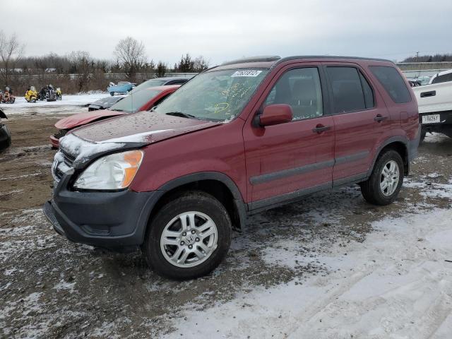 HONDA CR-V EX 2002 with VIN JHLRD78852C055322 - Photo from auction