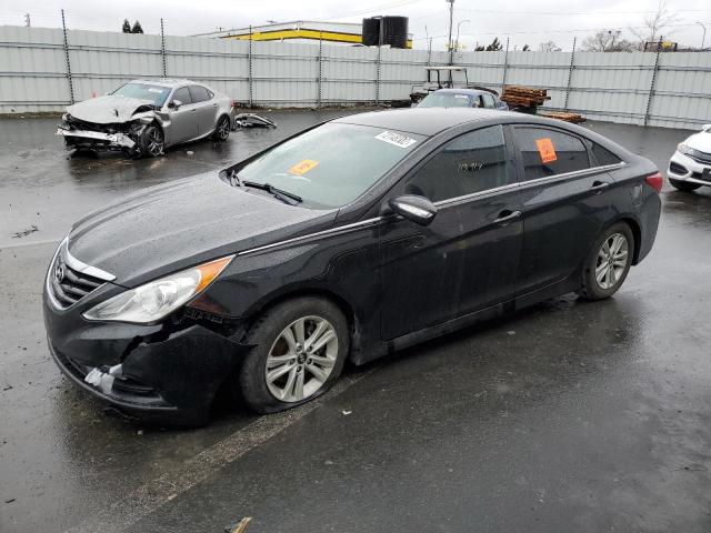 HYUNDAI SONATA GLS 2014 with VIN 5NPEB4AC7EH838665 - Photo from auction