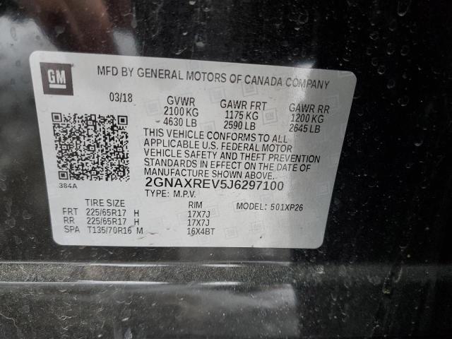Photo 14 from auction – 2018 CHEVROLET EQUINOX LS with VIN 2GNAXREV5J6297100