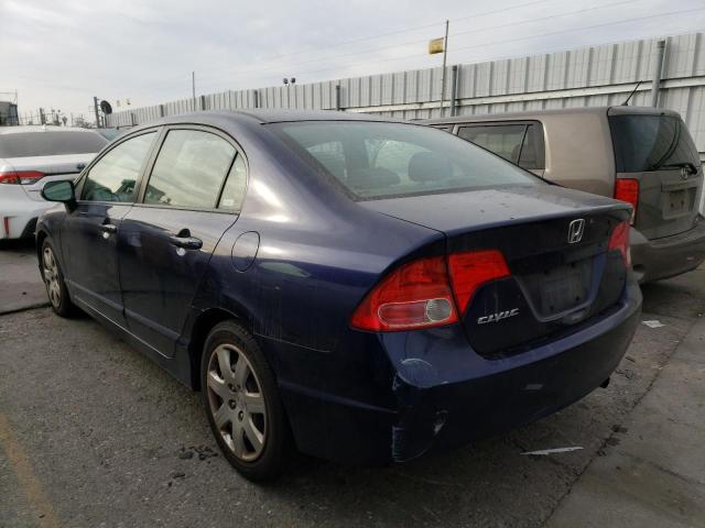 Photo 2 from auction – 2008 HONDA CIVIC LX with VIN 2HGFA16598H509903