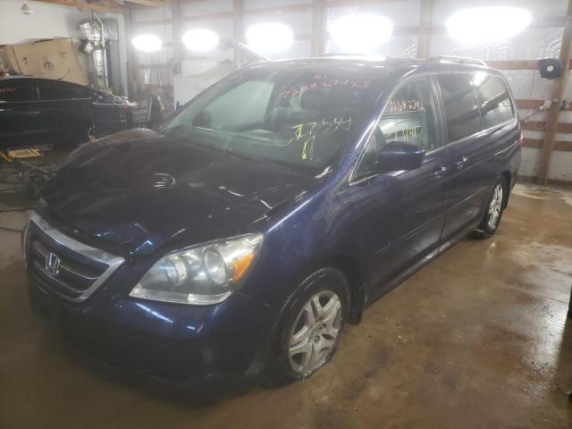 HONDA ODYSSEY EX 2007 with VIN 5FNRL38717B077554 - Photo from auction