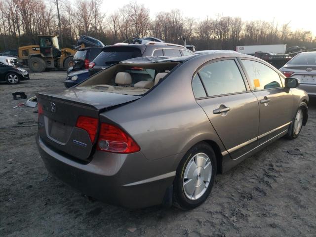 Photo 3 from auction – 2008 HONDA CIVIC HYBR with VIN JHMFA36228S013638