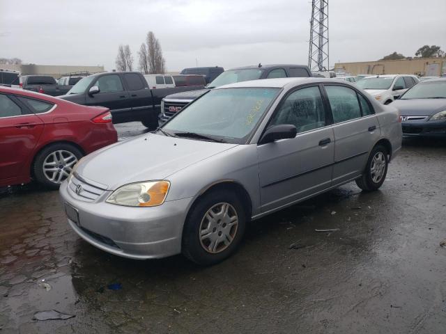 HONDA CIVIC DX 2001 with VIN 2HGES16231H551987 - Photo from auction