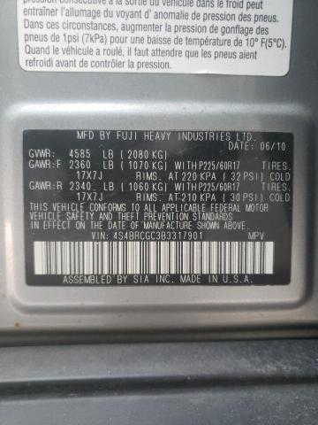 Photo 14 from auction – 2011 SUBARU OUTBACK 2. with VIN 4S4BRCGC3B3317901