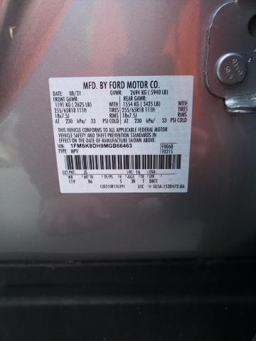 صورة رقم 14 من المزاد - 2021 FORD EXPLORER X مع VIN 1FMSK8DH9MGB66463
