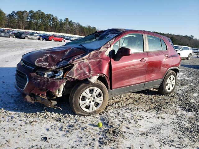 CHEVROLET TRAX LS 2017 with VIN 3GNCJKSB3HL140649 - Photo from auction