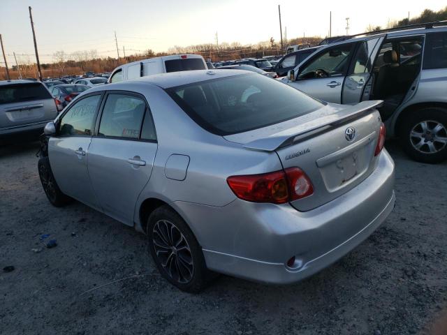 Photo 2 from auction – 2009 TOYOTA COROLLA BA with VIN 1NXBU40E29Z037181
