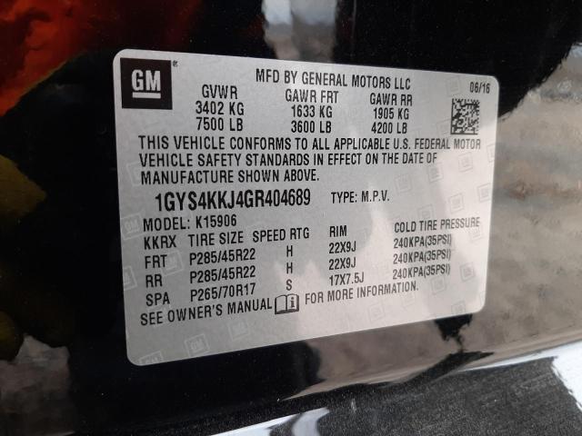 Photo 14 from auction – 2016 CADILLAC ESCALADE E with VIN 1GYS4KKJ4GR404689