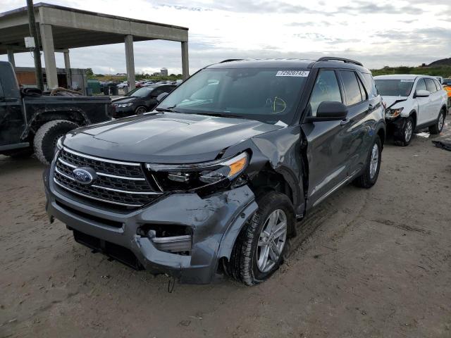 FORD EXPLORER X 2022 with VIN 1FMSK7DH6NGC27277 - Photo from auction