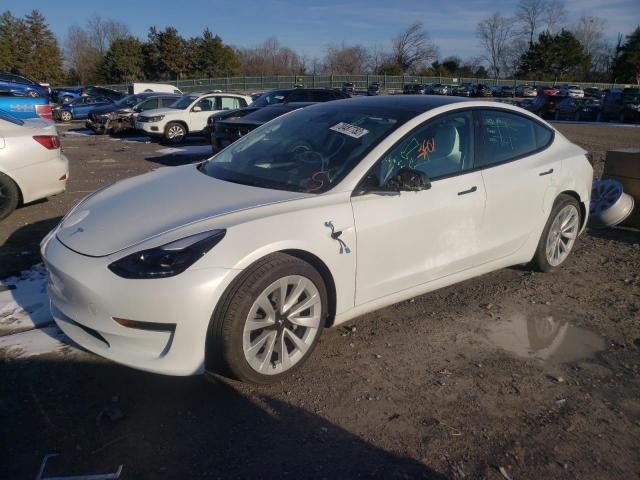 TESLA MODEL 3 2022 with VIN 5YJ3E1EA7NF312170 - Photo from auction