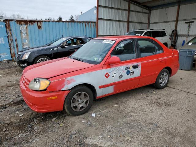 HYUNDAI ACCENT GL 2003 with VIN KMHCG45C13U478570 - Photo from auction