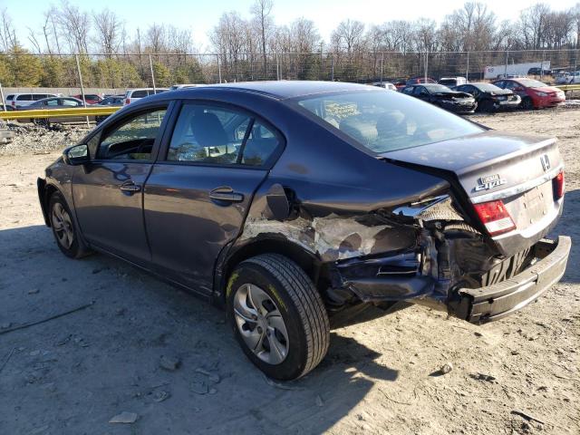 Photo 2 from auction – 2015 HONDA CIVIC LX with VIN 19XFB2F56FE286763