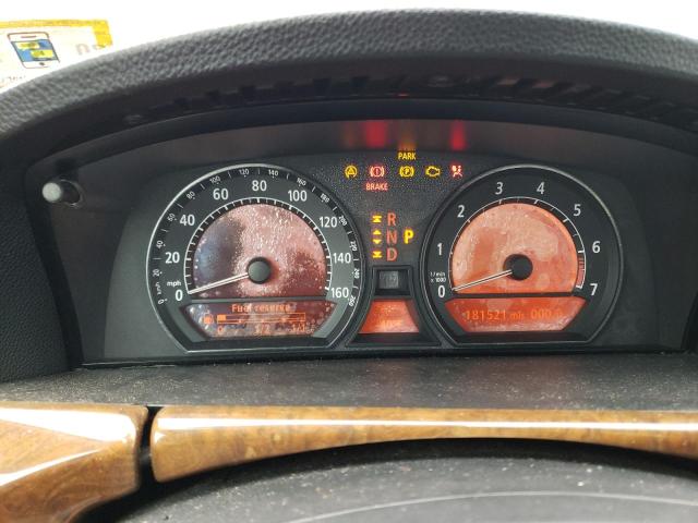 Photo 9 from auction – 2003 BMW 745 LI with VIN WBAGN63463DR14538