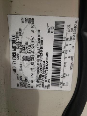 Photo 14 from auction – 2006 FORD EXPLORER L with VIN 1FMEU75866ZA10288