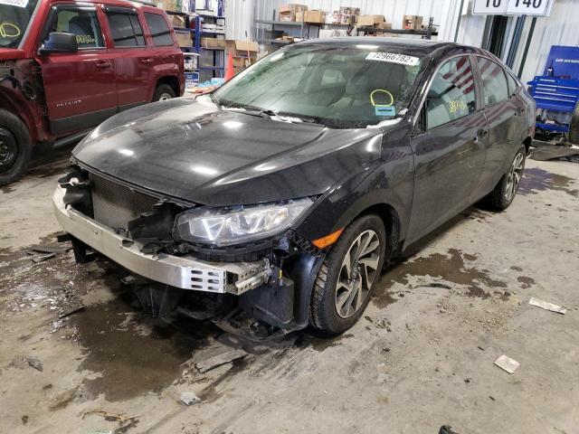 HONDA CIVIC EX 2017 with VIN 19XFC2F70HE081019 - Photo from auction
