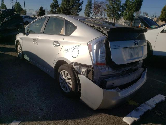 Photo 2 from auction – 2013 TOYOTA PRIUS PLUG with VIN JTDKN3DP7D3048540
