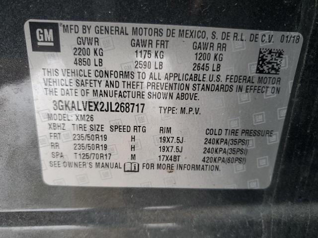 Photo 14 from auction – 2018 GMC TERRAIN SL with VIN 3GKALVEX2JL268717