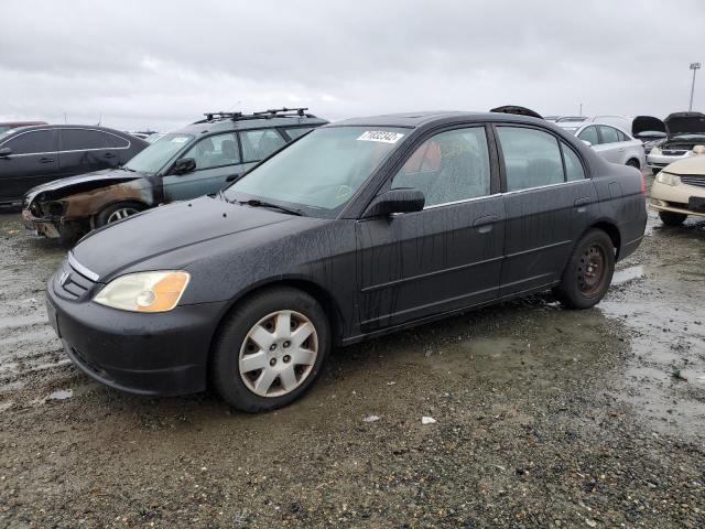 HONDA CIVIC EX 2002 with VIN 2HGES26882H583233 - Photo from auction
