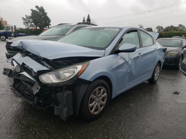 HYUNDAI ACCENT GLS 2014 with VIN KMHCT4AEXEU696030 - Photo from auction