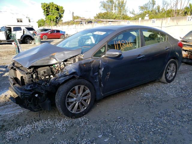 KIA FORTE EX 2014 with VIN KNAFX4A81E5114565 - Photo from auction