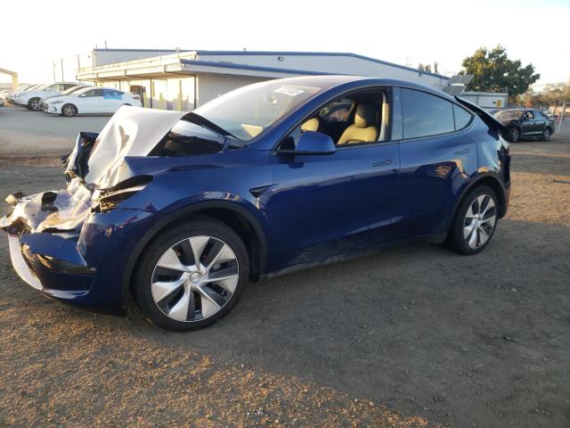 TESLA MODEL Y 2021 with VIN 5YJYGDEE2MF218779 - Photo from auction