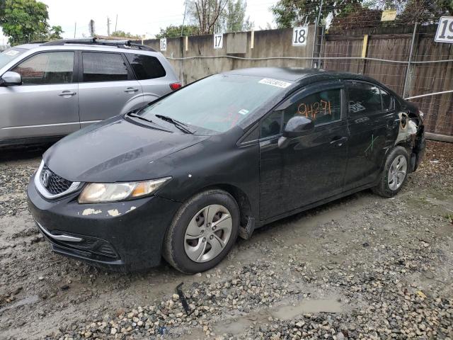 Photo 1 from auction – 2013 HONDA CIVIC LX with VIN 19XFB2E51DE079924
