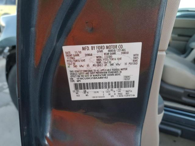 Photo 14 from auction – 2011 FORD ESCAPE HYB with VIN 1FMCU5K31BKA88162
