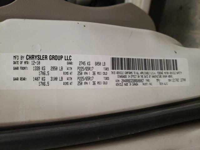 Photo 14 from auction – 2011 CHRYSLER TOWN & COU with VIN 2A4RR8DG5BR608067