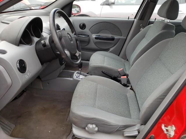Photo 7 from auction – 2005 CHEVROLET AVEO LT with VIN KL1TG52645B448381