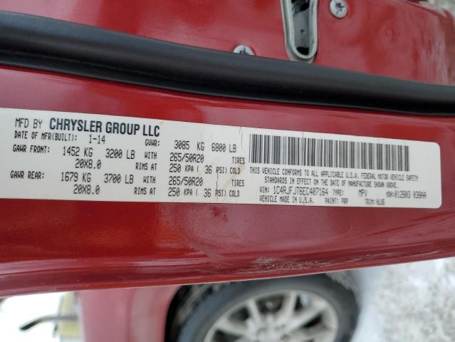 Photo 14 from auction – 2014 JEEP GRAND CHER with VIN 1C4RJFJT6EC407164