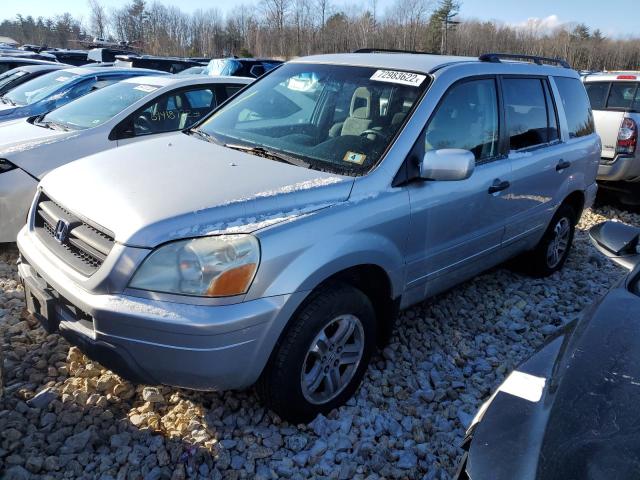 HONDA PILOT EX 2005 with VIN 2HKYF18415H508681 - Photo from auction
