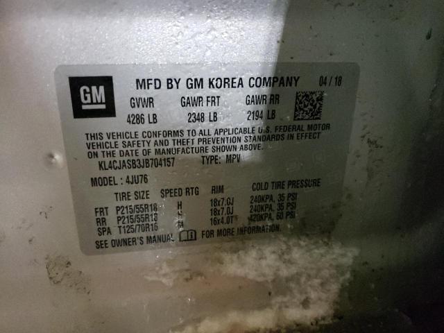 Photo 14 from auction – 2018 BUICK ENCORE PRE with VIN KL4CJASB3JB704157