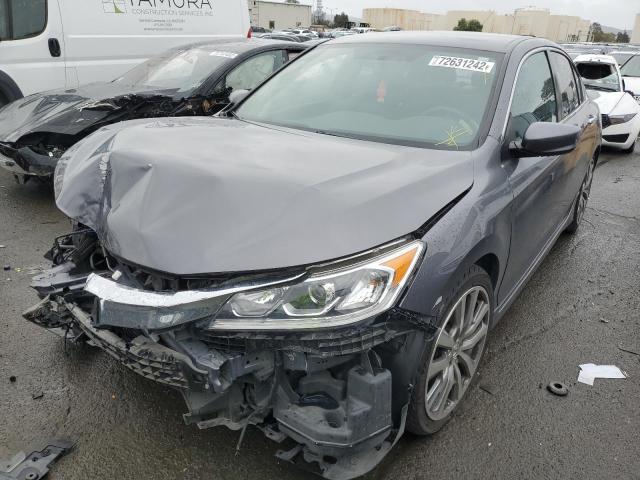 Photo 1 from auction – 2016 HONDA ACCORD with VIN 1HGCR2F55GA115989
