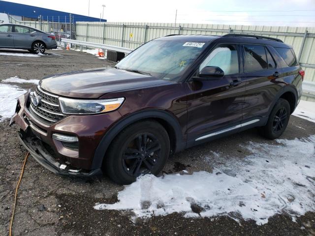 FORD EXPLORER X 2020 with VIN 1FMSK8DH7LGA94970 - Photo from auction