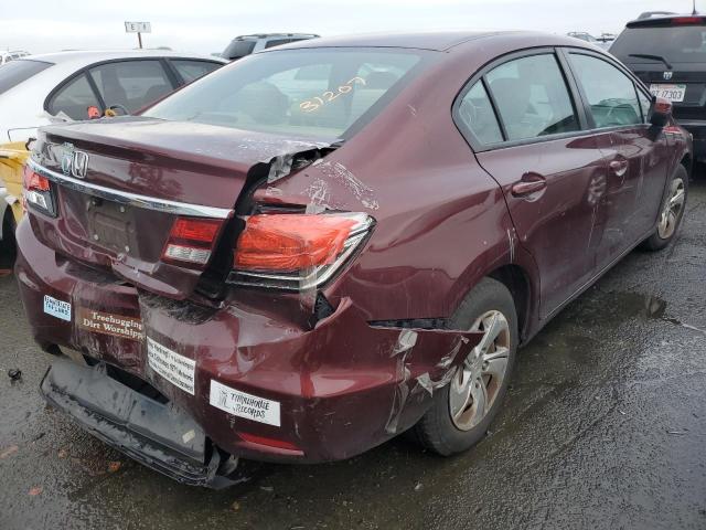 Photo 3 from auction – 2014 HONDA CIVIC LX with VIN 19XFB2F59EE235191