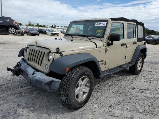JEEP WRANGLER U 2017 with VIN 1C4BJWDG7HL690338 - Photo from auction