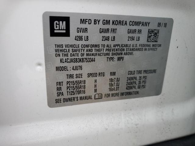 Photo 14 from auction – 2019 BUICK ENCORE PRE with VIN KL4CJASB3KB753344